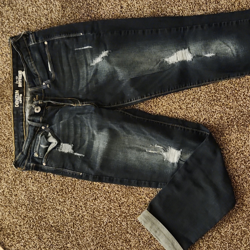 Levi Capris Dark Blue